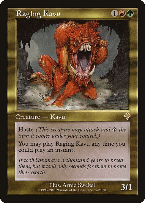 Raging Kavu (Invasion #262)