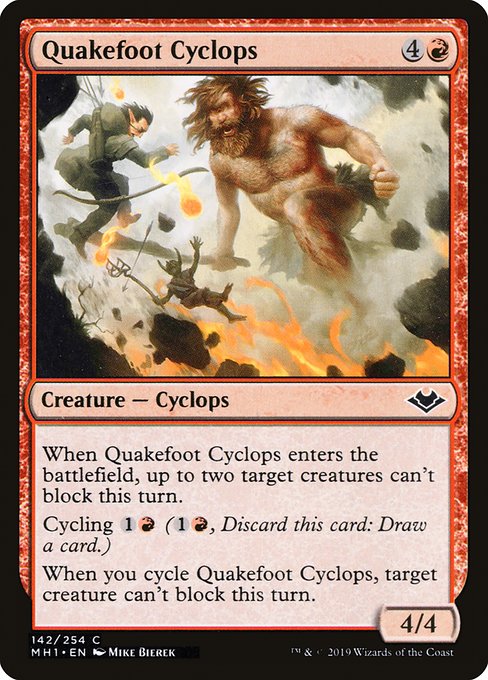 Quakefoot Cyclops (Modern Horizons #142)