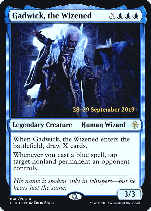 Gadwick, the Wizened (Throne of Eldraine Promos #48s)