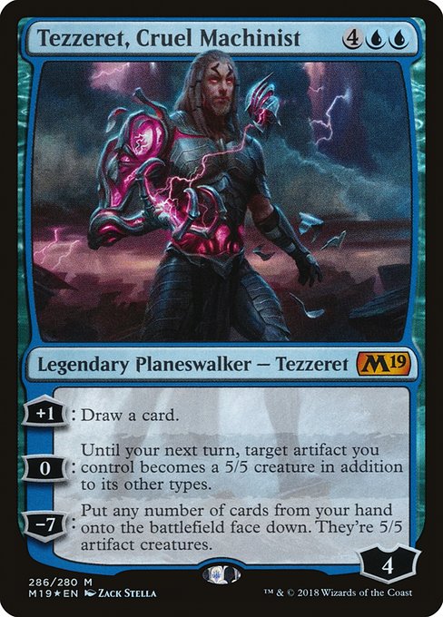 Tezzeret, Cruel Machinist (Core Set 2019 #286)