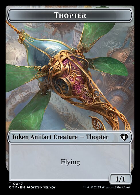 Thopter (Commander Masters Tokens #47)