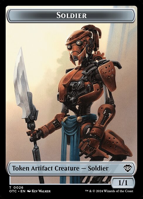 Soldier (Outlaws of Thunder Junction Commander Tokens #26)