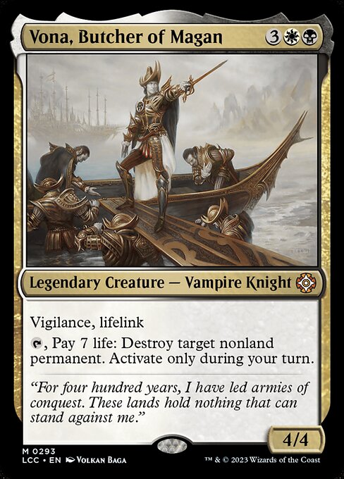 Vona, Butcher of Magan (The Lost Caverns of Ixalan Commander #293)