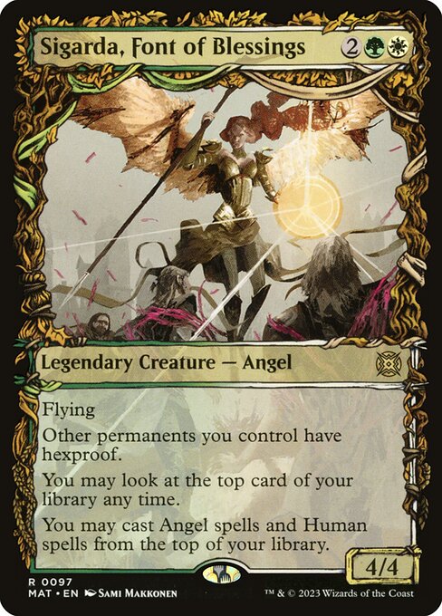 [SLD] Sigarda's Aid - Angel Secret Lair Bonus Card : r/magicTCG