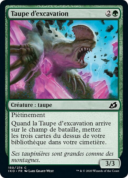 Taupe d'excavation