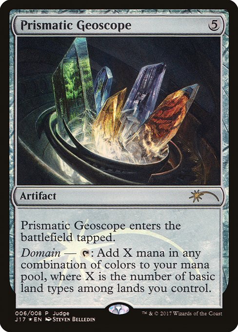 Prismatic Geoscope (Judge Gift Cards 2017 #6)