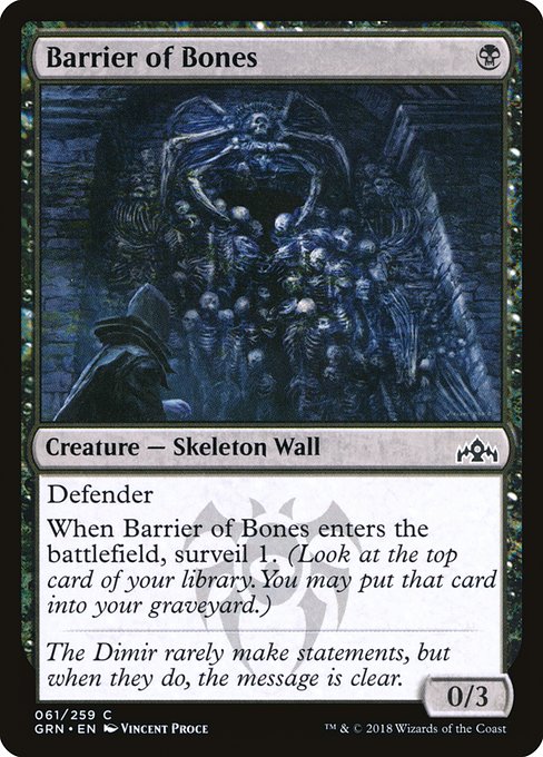 Barrier of Bones (grn) 61