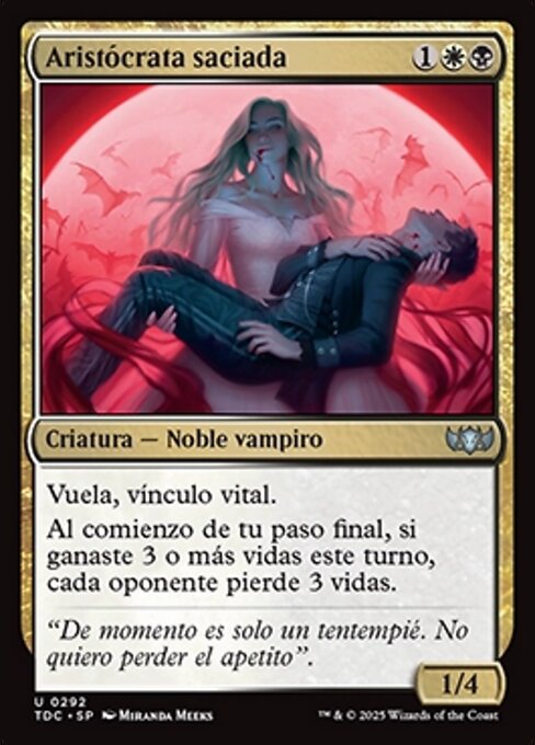 Aristócrata saciada