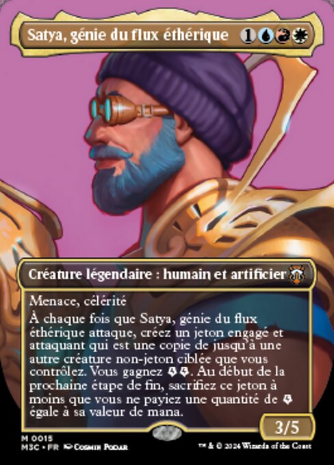 Satya, Aetherflux Genius (Modern Horizons 3 Commander #15)