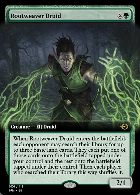 Rootweaver Druid (Magic Online Promos #86030)