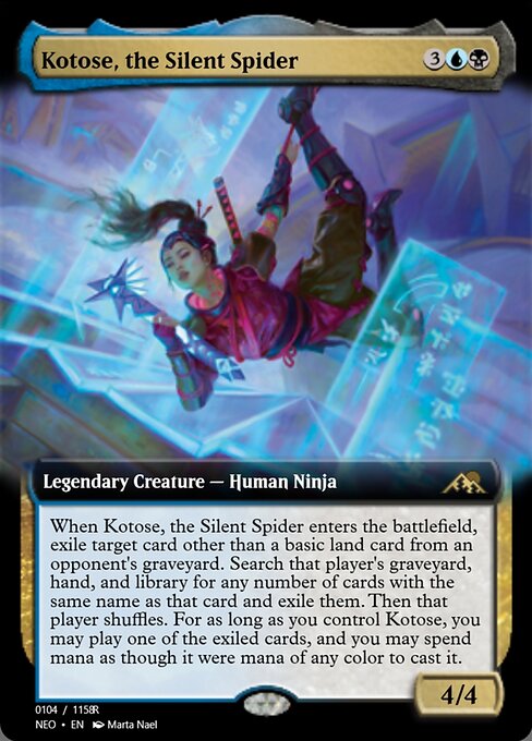 Kotose, the Silent Spider (Magic Online Promos #98071)
