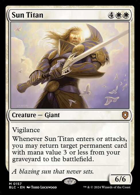 Sun Titan (Bloomburrow Commander #157)