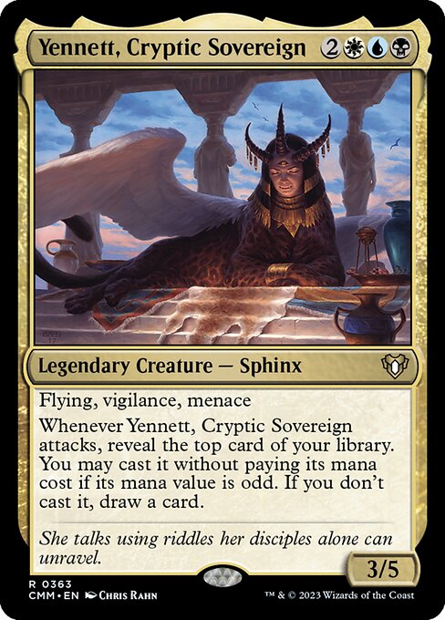 Yennett, Cryptic Sovereign (Commander Masters #363)