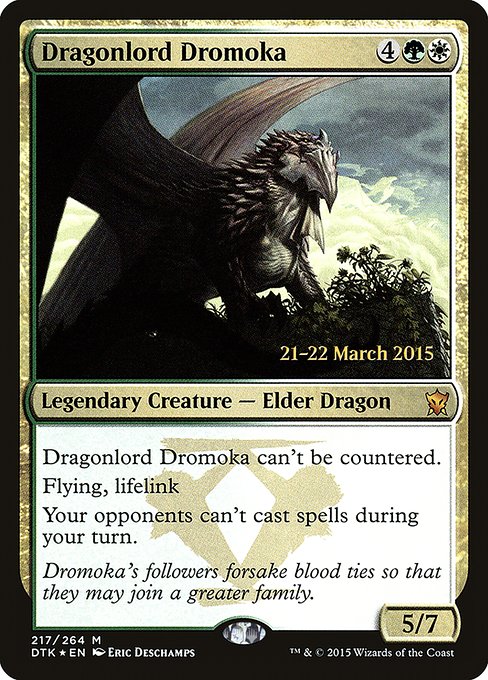 Dragonlord Dromoka (Dragons of Tarkir Promos #217s)