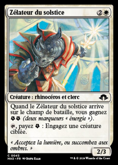 Solstice Zealot (Modern Horizons 3 #43)