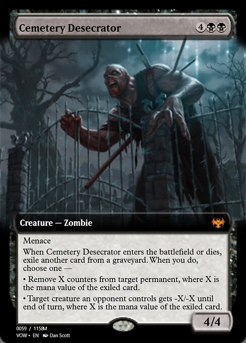 Cemetery Desecrator (Magic Online Promos #95357)