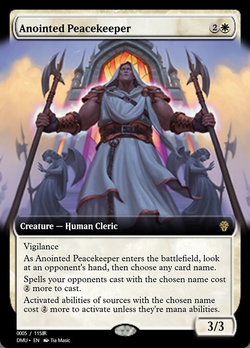 Anointed Peacekeeper (Magic Online Promos #103390)