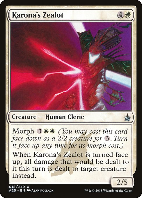 Karona's Zealot (Masters 25 #18)