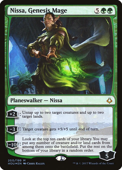 Nissa, Genesis Mage (hou) 200 Nissa, Genesis Mage (hou) 200