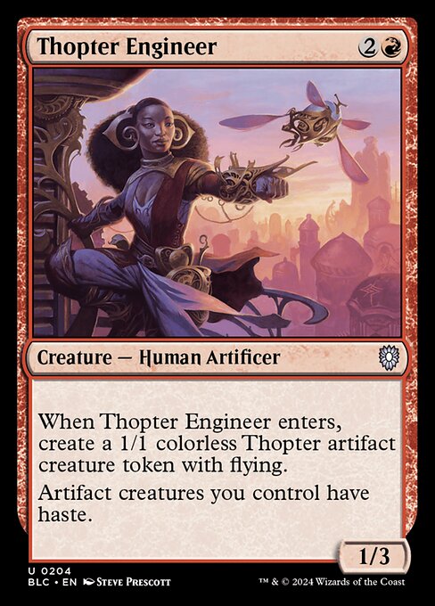 Ingeniera de tópteros (Bloomburrow Commander)