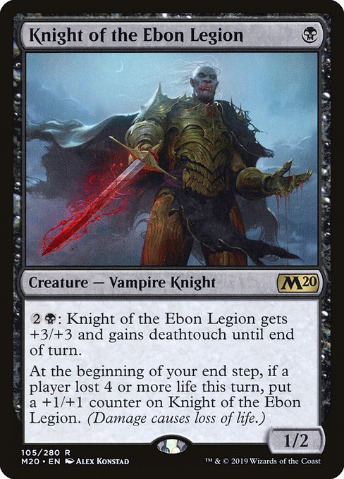 Knight of the Ebon Legion (Core Set 2020 #105)