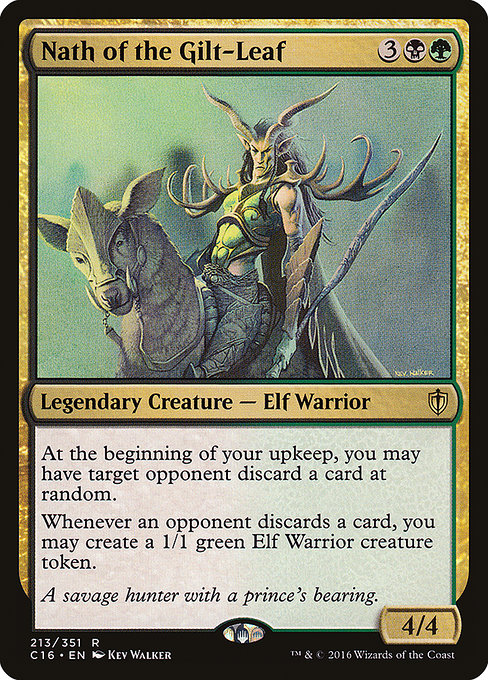 Nath of the Gilt-Leaf (Commander 2016 #213)