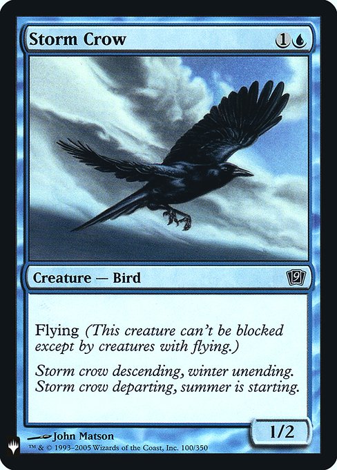 Storm Crow (The List #9ED-100)