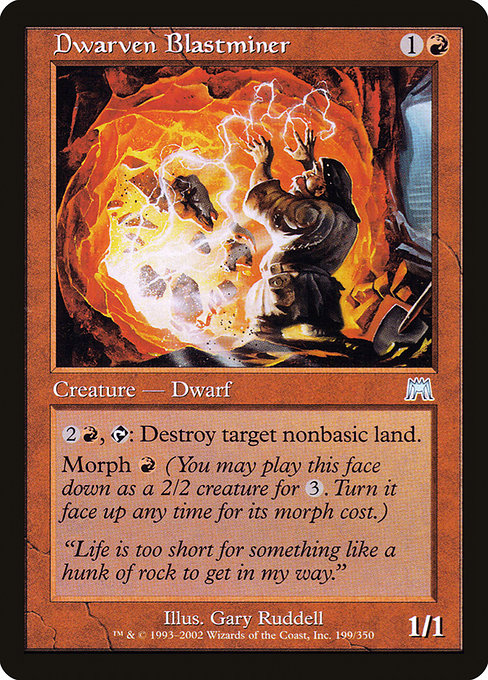 Dwarven Blastminer (Onslaught #199)