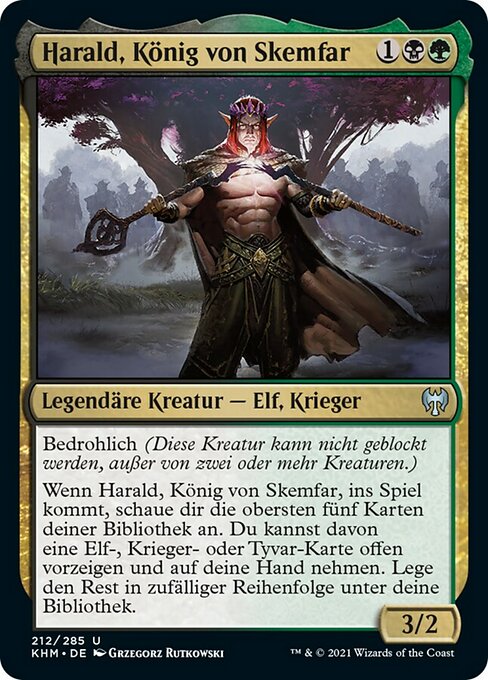 Harald, King of Skemfar (Kaldheim #212)