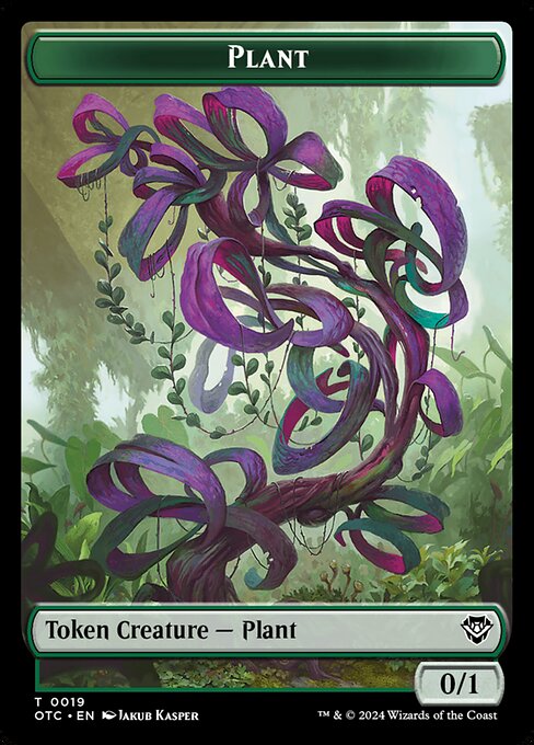 Plant (Outlaws of Thunder Junction Commander Tokens #19)