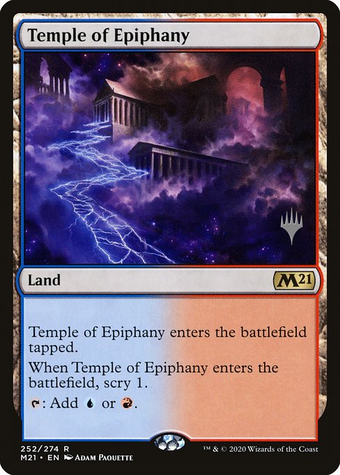 Temple of Epiphany (Core Set 2021 Promos #252p)