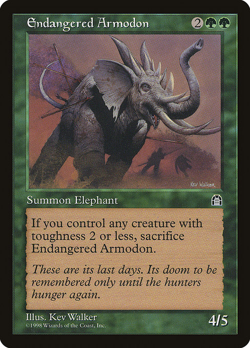 Endangered Armodon card image