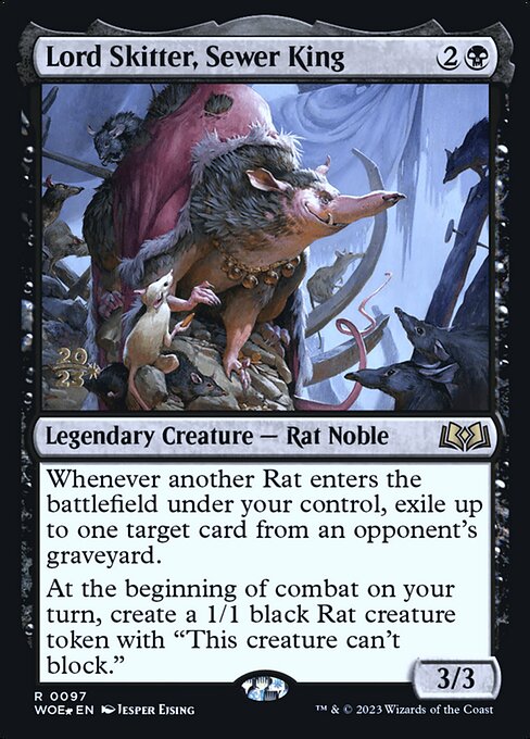 Lord Skitter, Sewer King (Wilds of Eldraine Promos #97s)