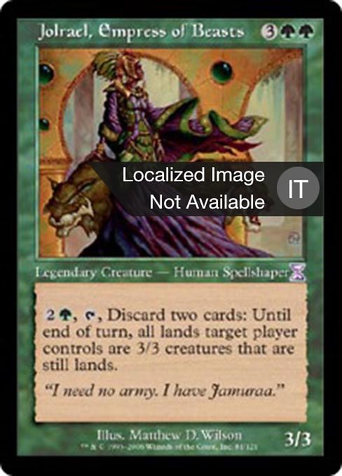 Jolrael, Empress of Beasts (Time Spiral Timeshifted #81)
