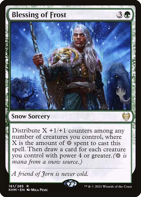 Blessing of Frost (Kaldheim Promos #161p)