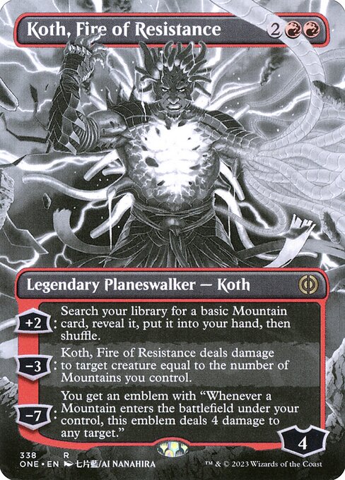 Koth, Fire of Resistance (Phyrexia: All Will Be One #338)