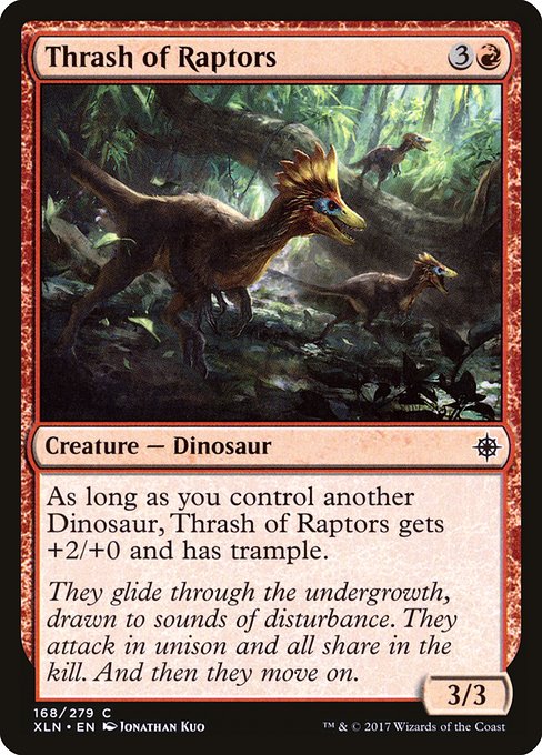 Thrash of Raptors (Ixalan #168)