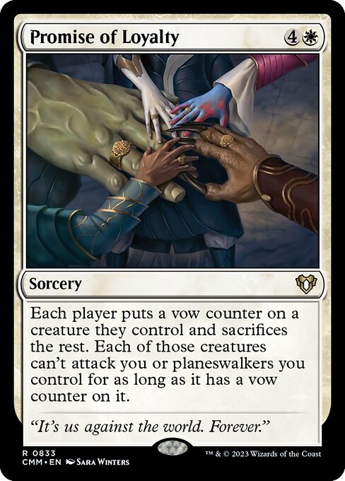 Promise of Loyalty (Commander Masters #833)
