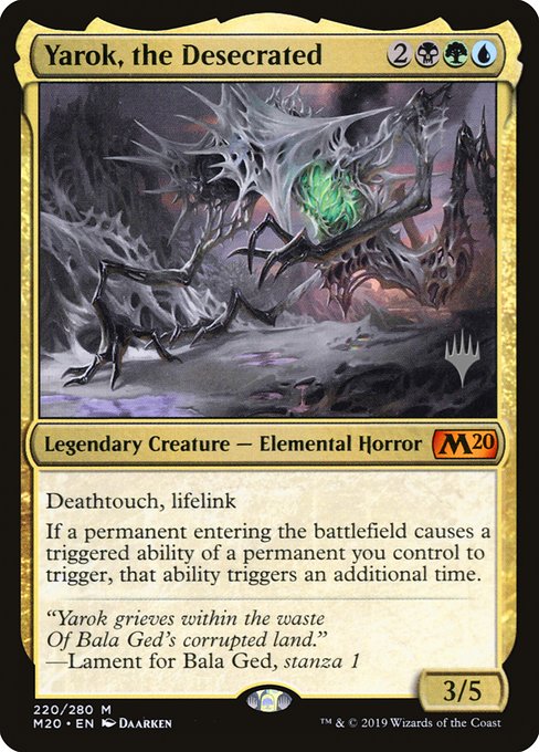 Yarok, the Desecrated (Core Set 2020 Promos #220p)