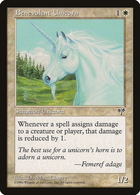 Benevolent Unicorn card image