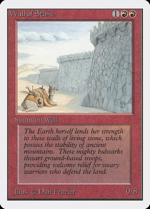 Wall of Stone (Unlimited Edition #183)