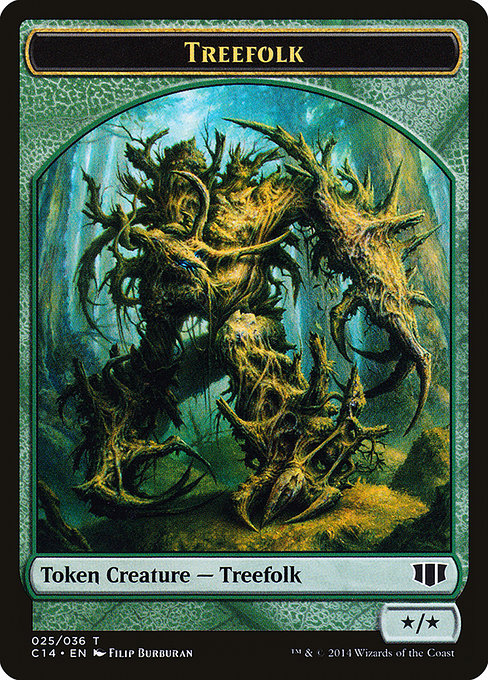 Treefolk (Commander 2014 Tokens #25)
