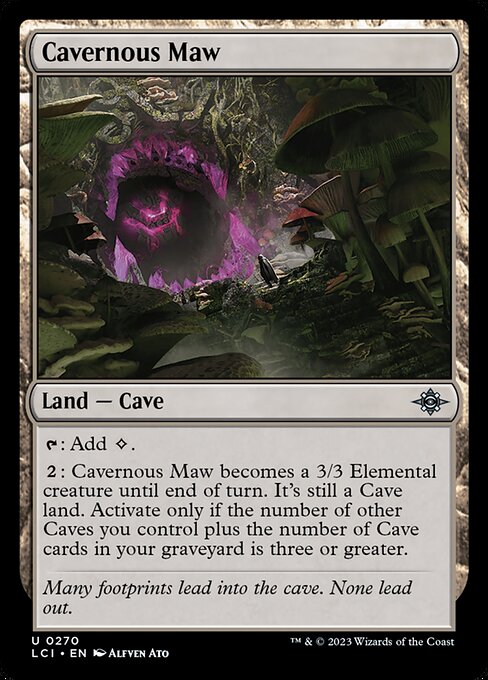 Gueule caverneuse|Cavernous Maw