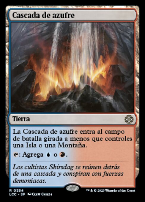 Sulfur Falls (The Lost Caverns of Ixalan Commander #354)