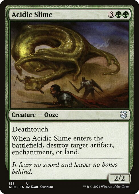 Acidic Slime (Forgotten Realms Commander #151)