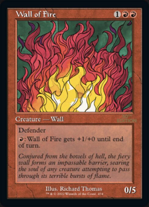 Wall of Fire (30th Anniversary Edition #474)