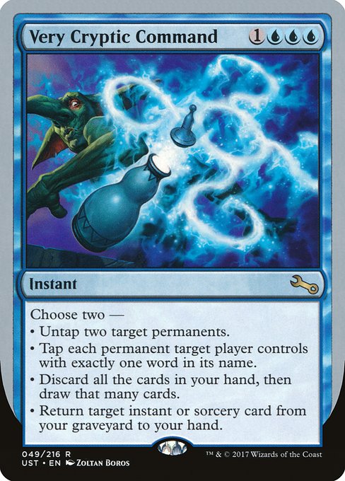 Very Cryptic Command (Unstable #49b)