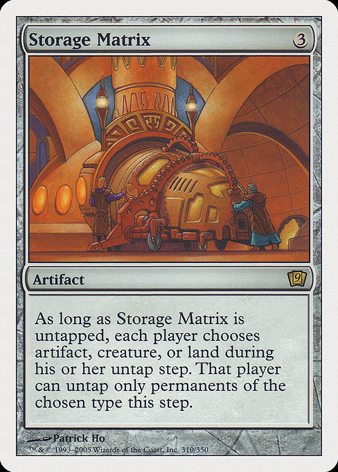 Storage Matrix (Ninth Edition #310)