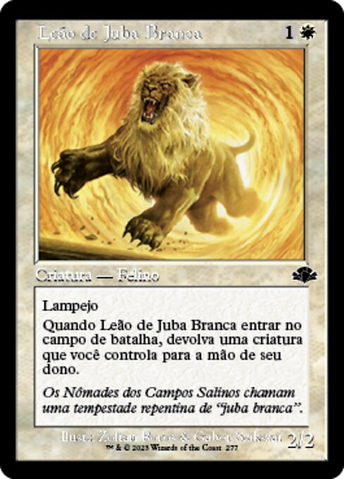 Whitemane Lion (Dominaria Remastered #277)