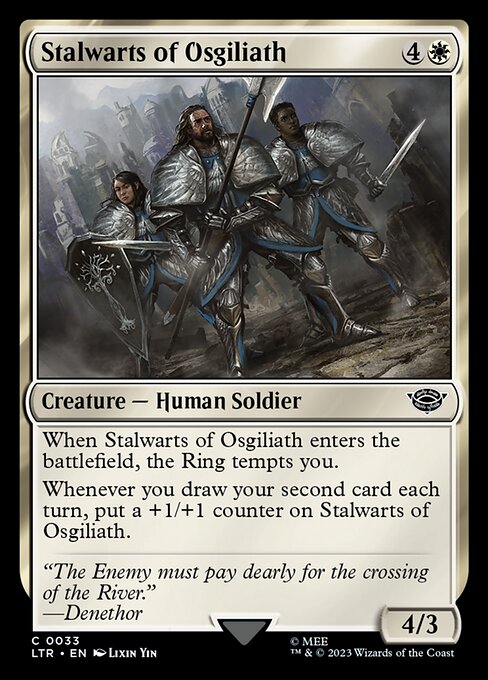 Vaillants d'Osgiliath|Stalwarts of Osgiliath